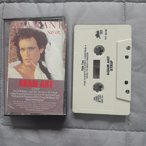 Adam Ant- Strip (USED-vintage cassette tape) Tested - Picture 6 of 6